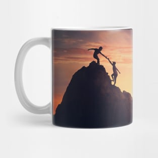 together overcoming obstacles Mug